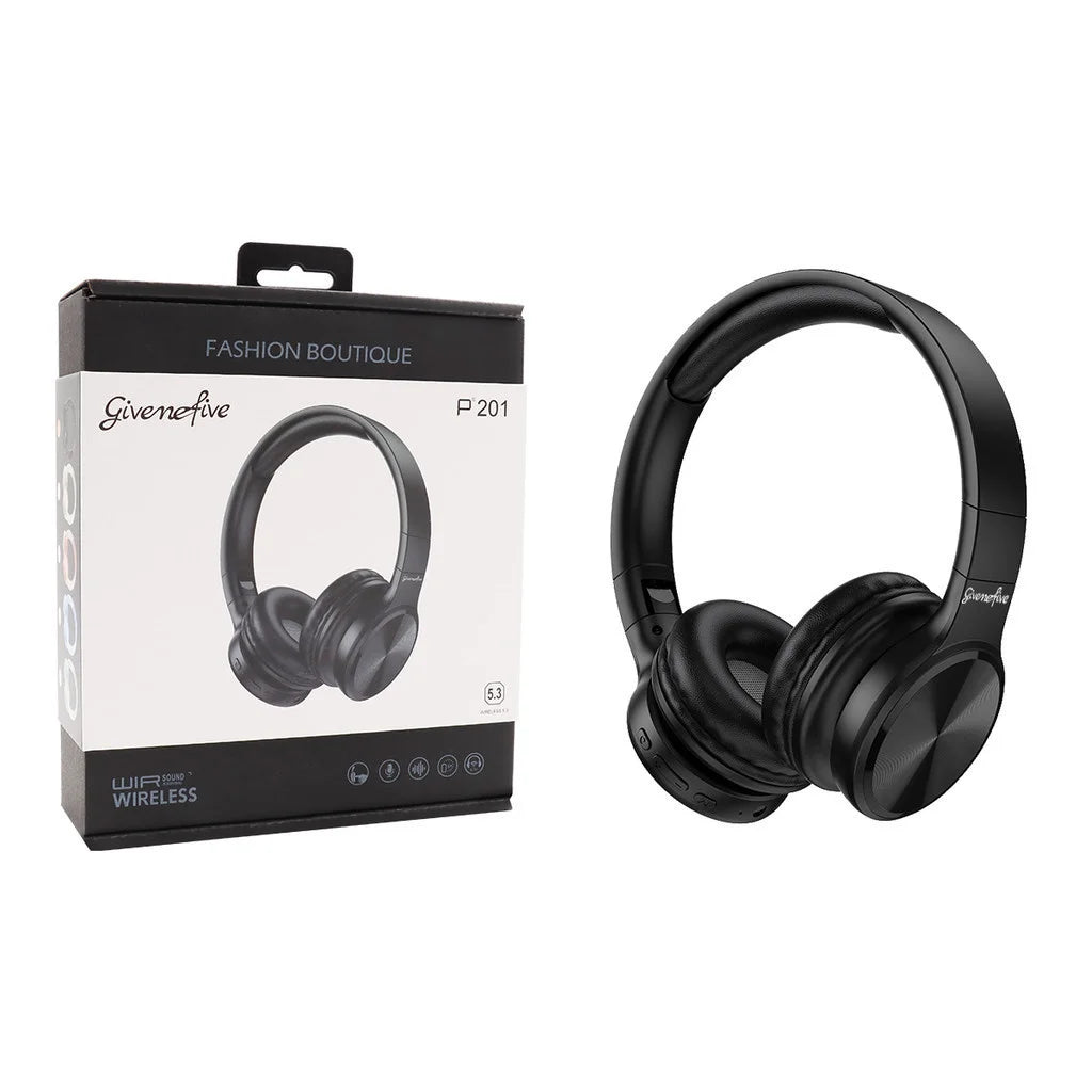 P201 Fone de ouvido sem fio com iluminação, redução de ruído, estéreo, fones de ouvido para computador, jogos, escritório,