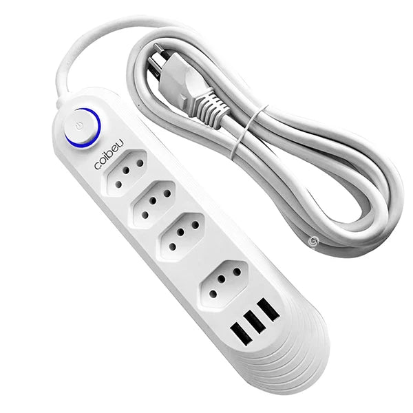 2M USB Socket Outlet, Line Filter, Plug, Extension Socket, Extensive Power Socket, Brazil Standard Retractable Socket Tower
