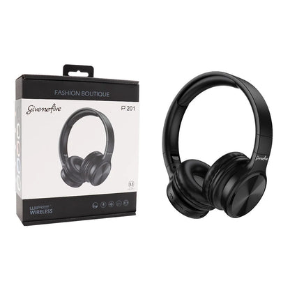 P201 Fone de ouvido sem fio com iluminação, redução de ruído, estéreo, fones de ouvido para computador, jogos, escritório,